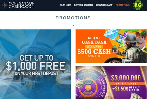Mohegan Sun Casino Bonus Code